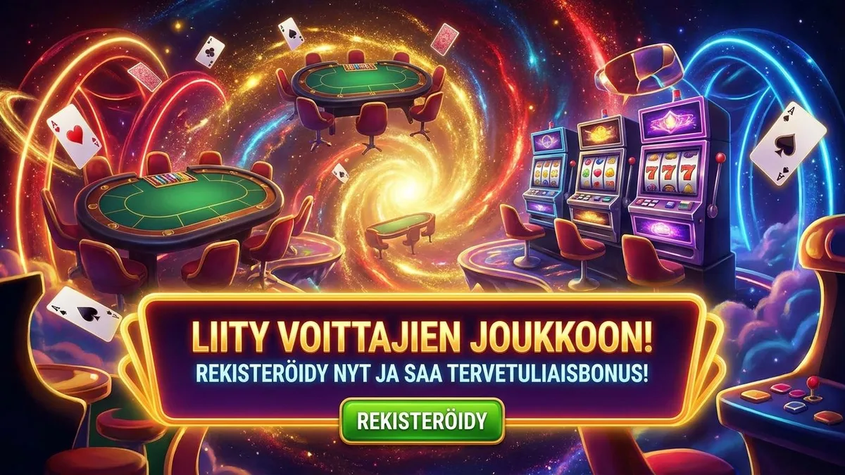 Rekisteröidy bonuksella